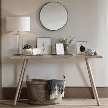Brocklesby Console Table Tables The White Company Uk In 2020 White Console Table Home Interior Accessories Console Table Decorating