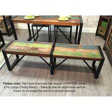 Buy recycled wood dining tables and get the best deals at the lowest prices on ebay! Urban Chic Reclaimed Wood Large Dining Bench Dining Room From Breeze Furniture Uk