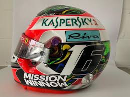 Vandaag ontvangen we in de schaal 1/2 van bell models de 2020 helm van charles leclerc. In Pictures Charles Leclerc S Special Ferrari Helmet Design For United States Gp And Brazilian Gp