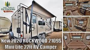Maybe you would like to learn more about one of these? New 2020 Mini Lite Rockwood 2109s 22ft Camper Rv Travel Trailer Sales Dealer Colorado Youtube