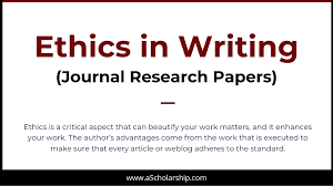 Über 7 millionen englischsprachige bücher. Ethics For Authors Paper Writing Ethics For Authors And Researchers Ethics In Writing A Scholarship