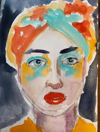 WATERCOLORS The Faust Series 2025 „Gretchen VI“ #friedrichwilhemmurnau  #friedrichmurnau #camillahorn #gretchen #silentmovies #watercolor  #watercolorportrait #portraits #aquarellepainting #aquarelle #watercolours  #watercolourart #contemporaryartist ...