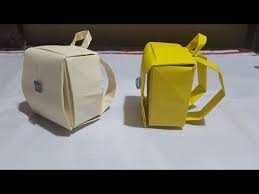 Cara Membuat Origami Tas Ransel Youtube