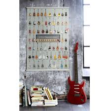 Pop Chart Lab Guitars Art Print