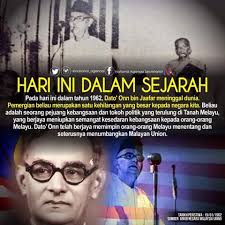 Dato' onn bin jaafar, malayan political figure who played a leading role in the merdeka (independence) movement and the establishment of the federation of malaya, forerunner of the present country of malaysia. Terengganu Kini Dato Onn Meninggal Dunia Pada Hari Ini Dalam Tahun 1962 Dato Onn Bin Jaafar Meninggal Dunia Pemergian Beliau Merupakan Satu Kehilangan Yang Besar Kepada Negara Kita Beliau Adalah Seorang