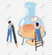 الحرم الجامعي موضوع الكيمياء الفصول التوضيح classroom illustration purple books chemistry classroom
