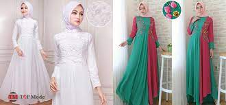 Jenis kain kedua yang cocok digunakan sebagai bahan untuk model baju gamis modern adalah linen. 25 Model Baju Gamis Sifon Modern Terbaru 2020 Muda Co Id