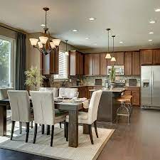 The information and materials displayed herein are solely intended to provide general information about proposed plans of mattamy homes. Mattamy Homes Inspiration Gallery Dining Area Home Decor Kitchen Kitchen Inspiration Design Farmhouse Dining Rooms Decor