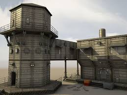 Sci Fi Industrial Outpost 3d Sci Fi Unity Asset Store In 2020 Sci Outpost Sci Fi