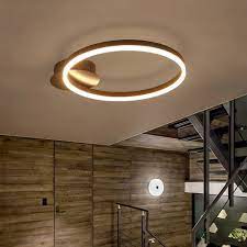 Halo 25 acrylic ceiling fixture. Flush Mount Led Ceiling Light Modern Simple Metal Acrylic Spray Painting Led Ceiling Light Halo Shaped Energy Saving Light