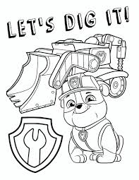 There is also the original l.o.l. Paw Patrol Rubble Coloring Page Bmo Show