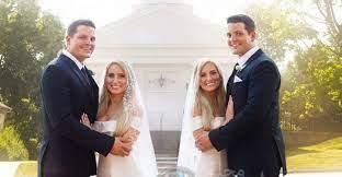 أغرب زواج توأم امريكى يتزوج توأم ويريدون إنجاب توائم فى نفس اليوم couple photos photo academic dress