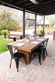 Casual Modern Backyard Patio Reveal Garrison Street Design Studio Patio Makeover Modern Backyard Backyard Patio