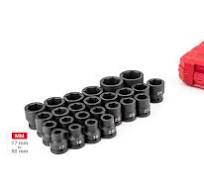 3/4 Inch Drive Shallow 6-Point Impact Socket Set (17-50 mm ...