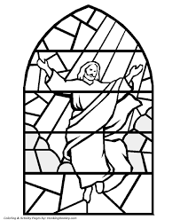 Add some shading, and you can make beautiful art with these printables. Stained Glass Coloring Page Coloring Home