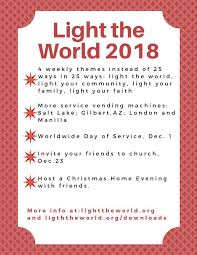 Account Suspended Lds Light The World Lds Youth Christ Centered Christmas