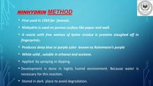Why Does Ninhydrin Stain The Skin Blue? Explain. (A) The Skin Contains  Amino Acids (B) Ninhydrin Is Blue-Colored (C) Ninhydrin Turns Blue When  Warmed. | Homework.Study.Com