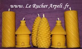 Bougies En Pure Cire D Abeilles Le Rucher Arpeli Vente Directe Producteur Valliguieres 30210