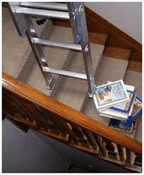 Don T Do This If You Need To Paint Wallpaper Wash The Walls Change A Light Bulb In A Stairway Use Ladder Aide Wall Above Stairs Home Maintenance Stairways