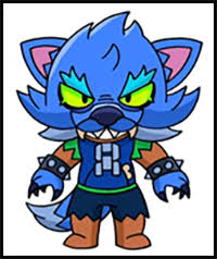 You draw werewolf leon just the way i like!! How To Draw Brawl Stars Video Game Characters Drawing Tutorials Cartoons How To Draw Brawl Stars Illustrations Lessons