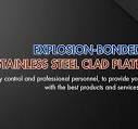 China Explosion Bonded Clad Plate, Clad Carbon Steel Plate ...