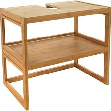 Désormais, la salle de bains devient une véritable pièce à vivre, que l'on décore comme un espace de la maison à part entière. Meuble De Salle De Bains En Bambou 60cm Danong 60 Cm Meuble Sous Vasque Alinea