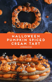 Halloween Pumpkin Spiced Cream Tart Love Swah Recipe Pumpkin Spice Cream Halloween Tart Pumpkin Spice
