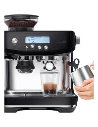 Breville The Barista Pro Coffee Machine Black Truffle Bes878btr Myer