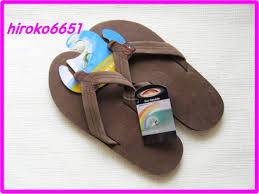 Mens Rainbow Sandals Mens Premier Leather Double Layer With