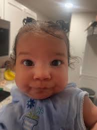 Babygirl with her hair done 🧑‍🦲🧑‍🦲