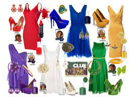 Cute Dresses Related To Clue Characters Clue Costume Fall Party Outfit Peacock Costume