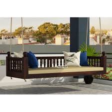 Lovely retro wooden swing indoor outdoor photoshoot adults swing kids swing. Swings Upto 70 Off Buy Wooden Swing Chair Jhula For Home Online Best Price Modern Jhoola Designs