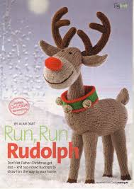 Remember my first appearance on my carolina today last year? Run Run Rudolph Red Nosed Reindeer By Alan Dart Toy Knitting Pattern Simply Knitting Magazine Pull Out Pattern Amazon Co Uk Books