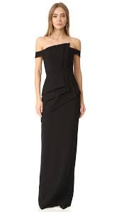 Black Halo Eve La Reina Gown Casual Day Dresses Black Halo Dress Dress Styles Chart