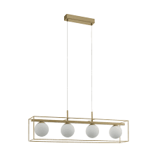 Good accent fixture, but if you are looking to. Eglo 97793 Vallaspra Four Light Champagne Gold Globe Pendant