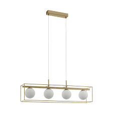 I accidentally ordered the silver the first time. Eglo 97793 Vallaspra Four Light Champagne Gold Globe Pendant