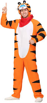 Tony has also been the mascot for related cereals such as tony's cinnamon krunchers and tiger power. Amazon Com Frosted Flakes Tony The Tiger Men S Costume X Large Orange Clothing