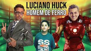 ''vingadores'' invadem o 'lata velha' e luciano huck aparece de homem de ferro. Homem De Ferro Huck Youtube