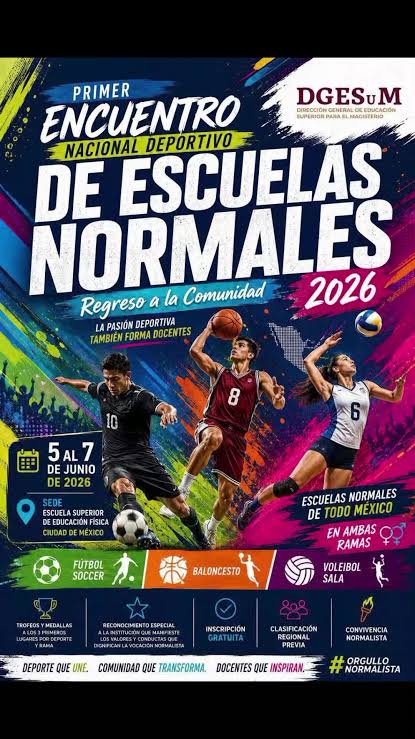 Primer Encuentro Nacional Deportivo de Escuelas Normales 2026 #futbol⚽️