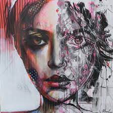 Other symptoms include social withdrawal, decreased emotional expression, and apathy. Schizophrenia 29 En Collaboration Avec Elmoez Meherzi Aka Ozan Virgule By Lucile Callegari 2020 Painting Artsper 910437