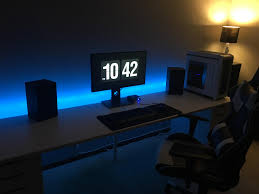Maybe you would like to learn more about one of these? Got My New Countertop Desk From Ikea Put Together Also Painted My Case And Totally Reorganized My Room Love The Clean Look Hopefully It Ll Stay Clean Battlestations