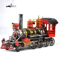 Usa Style Handmade Metal Vintage Train Car Model Manual Home Decoration Crafts For Coffee Shop Christmas Gift C Decor Crafts Christmas Gift Shop Vintage Train