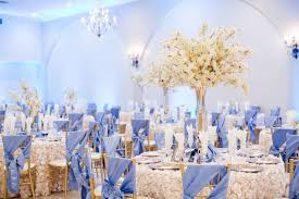 Dusty Blue Wedding Garden Wedding Venue Wedding Arrangements
