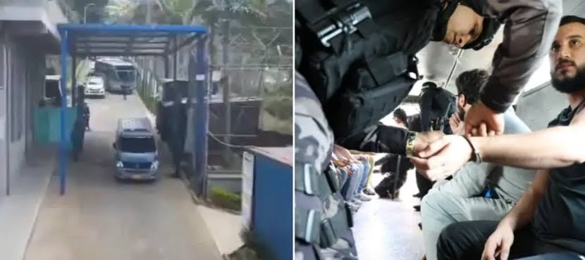 Fotos: así fue el traslado de 117 presos de alto perfil que hizo el Inpec,  una de las primeras decisiones del presidente Abelardo De La Espriella