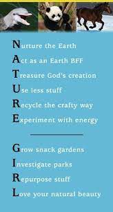 Nature Girl Acrostic For A Glimpse At What S In The Book Nature Girl Nature Acrostic