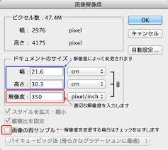 画像解像度について Photoshop入稿 印刷データ作成方法 ネット通販の印刷 プリントなら Wave