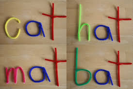 Write 1 in the box on the left, and one will appear on the right. Learning Letters With Pipe Cleaners Make And Takes