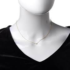 Cartier 18k Yellow Gold Diamond Xs Diamants Legers Pendant Necklace 423672 Fashionphile