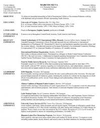 resume samples uva career center