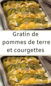 Gratin De Pommes De Terre Et Courgettes Gratin Pomme De Terre Recette Gratin Courgette Gratin De Pommes